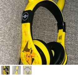 Pikachu headphones wireless $15 