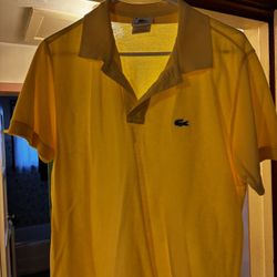 Yellow Lacoste Polo Og Large 