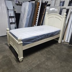 Twin XL Bed And Stearns And Foster Mattress 