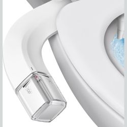 Bidet Dual Mode Ultra Slim Attachement For Toilet Seat Attachement With Pressure Controls Easy To Install Design 