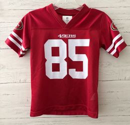 George Kittle #85 San Francisco 49ers Jersey Kids XS 4/5 NFL Team Apparel