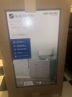 Glacier Bay  37” Bathroom Vanity – Pearl Gray