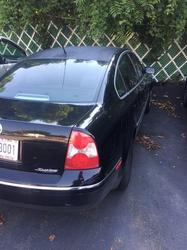 2003 PASSAT TURBO NEED SOLD ASAP COME LOOK