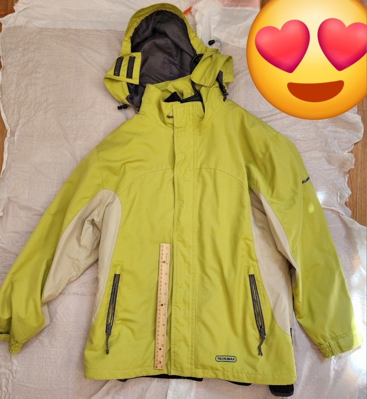 Europa Winter Sportswear Jacket Coat Outerwear Men Adult dual layer hood windbreaker water cold cool