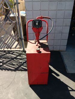 30 gal  gas tank  pump  storage