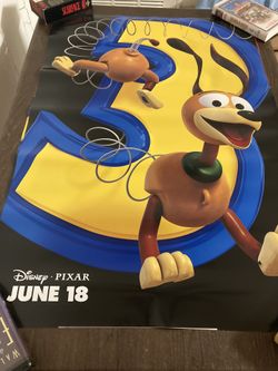 Toy Story 3 ~ Original 27"x40" Double-sided Advance Movie Poster (slinky)