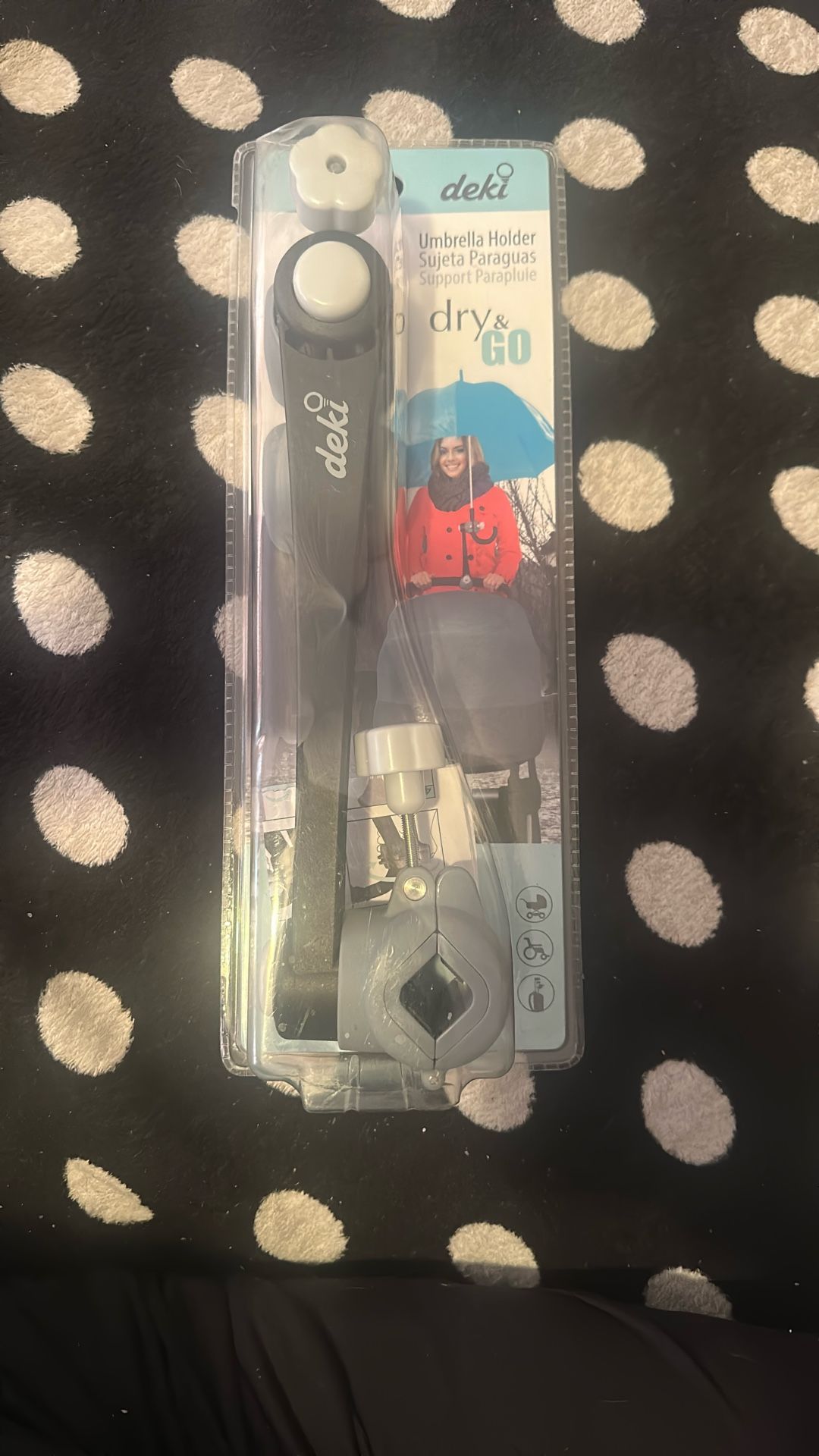 Deki Umbrella Holder Dry & Go For Baby Strollers & Wheel Chairs
