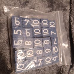 NEW 25 Pack Blue Dice 5-10 Die