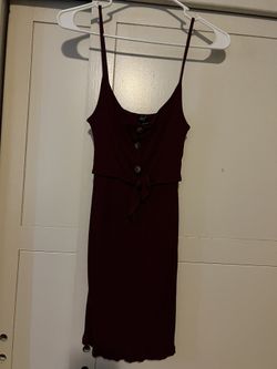 Burgundy Dress