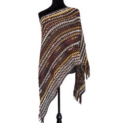 Boho Cloak Shawl Cape  Shawl Triangular Shawl Wraps For Women New OSFM   Wrap yourself in the effortless charm of our Boho Cloak Shawl Cape, a versati