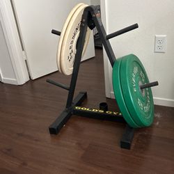Gold’s Gym Weight Tree With 70lbs