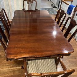 Dining Room Table With Six Chairs