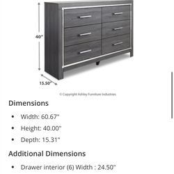 Lodanna 6 Drawer Dresser