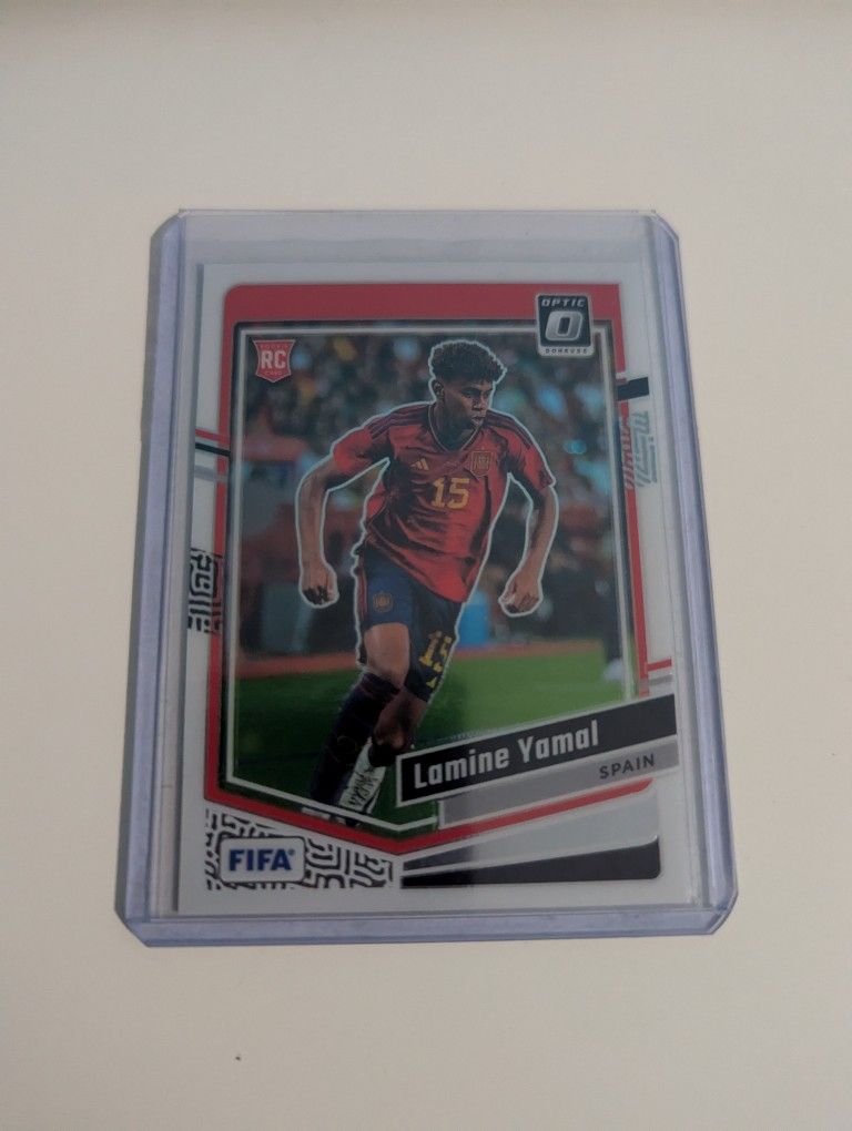 Donruss optic lamine Yamal rookie card