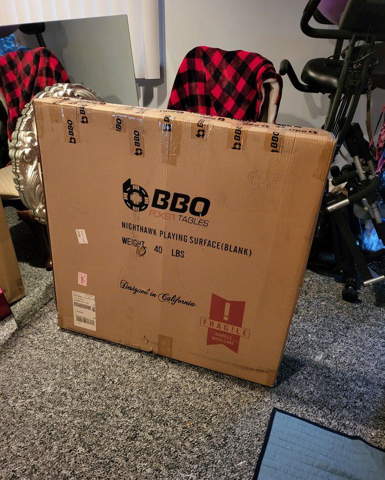 BBQ Poker Table - Brand New in Box