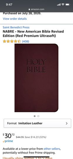 Saint Benedict press BIBLE