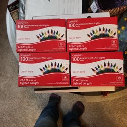 NIB Mimi String Lights 4 Boxes All Multi Color