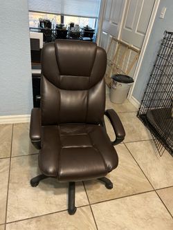 Leather office chair