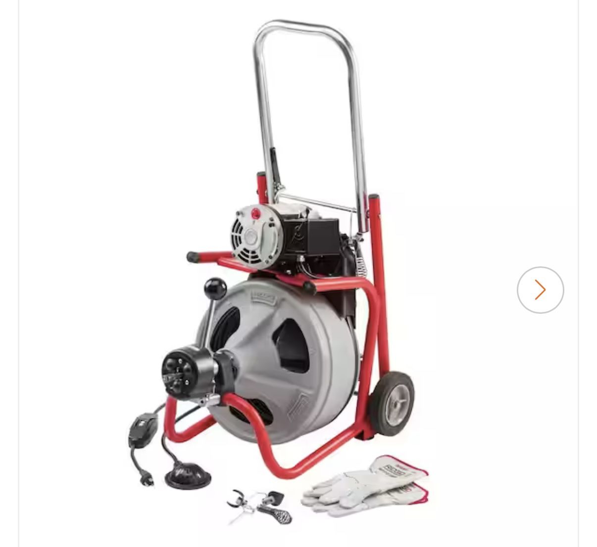 RIDGID K-400 AutoFeed Drain Cleaning Snake Auger 