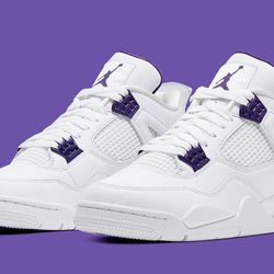 Jordan 4 Purple Metalics 🟣⚪️