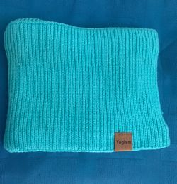 Turquoise Adults Knit Thermal Neck Warmer Gaiter