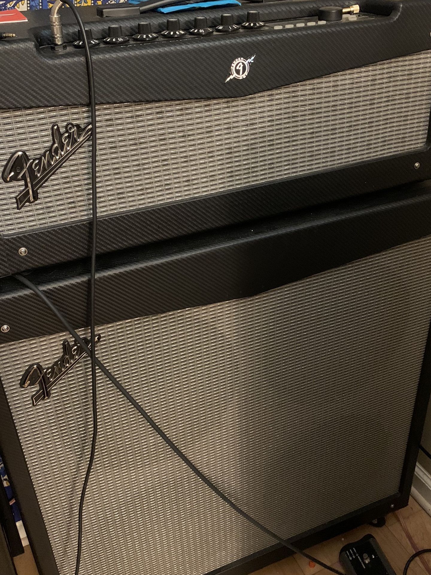 Fender Mustang W/ 4x12” Cabinet