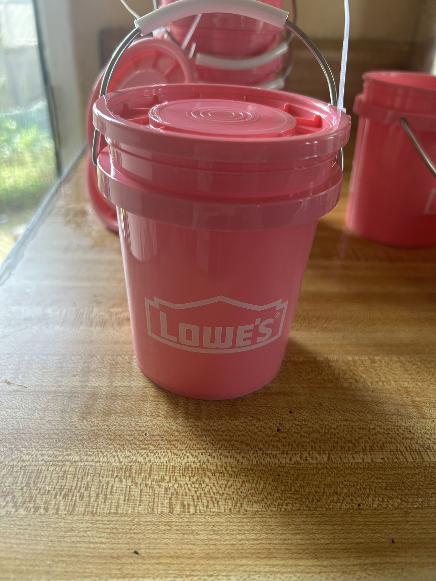 Mini Pink Buckets