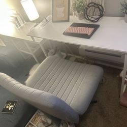Adjustable Computer Desk with Free Chair