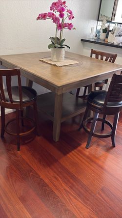 Table and chairs