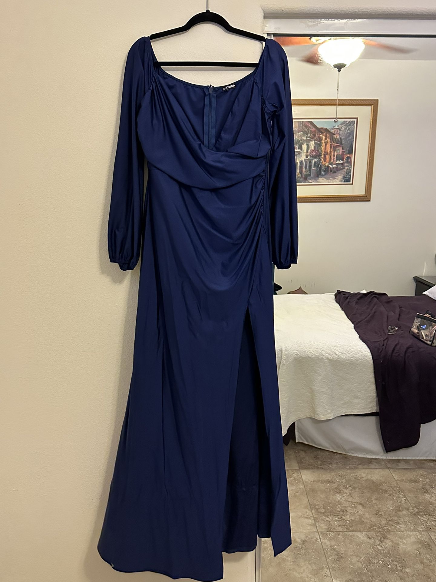 Navy Blue Dress 