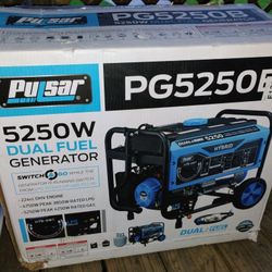 PULSAR DUEL FUEL PG5250B GENERATOR 