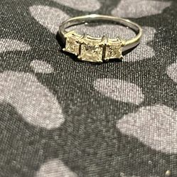 3 Stone  Engagement Ring