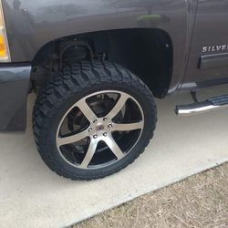 Brand New 22” Rims And Tires Set