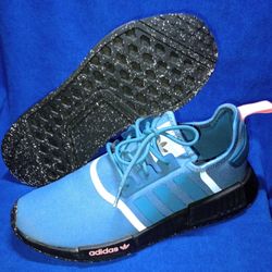Men's Size 9 Adidas NMD_R1 Abstract Blue 