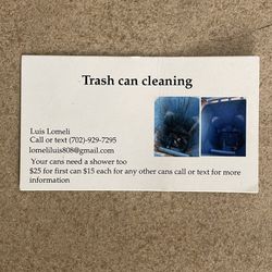 Trash Can Cleaning 
