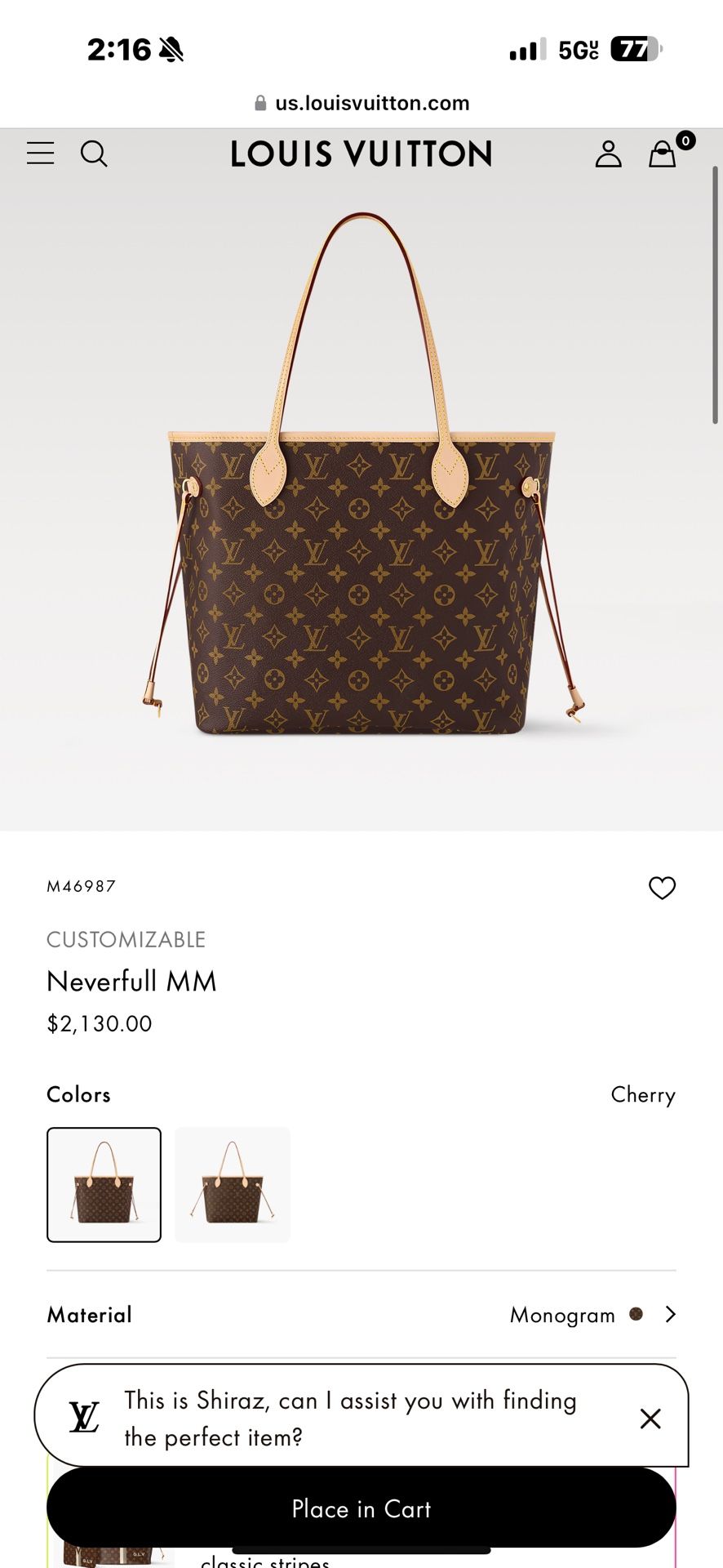 LV Never full MM