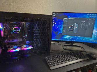 Complete Gaming PC Lenovo Legion 5i with 27" Curved Monitor