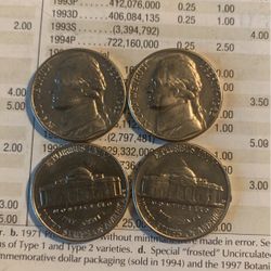 1963-D Brilliant Uncirculated Nickels