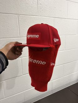 Supreme New Era Box Logo Balaclava Fitted Hat
