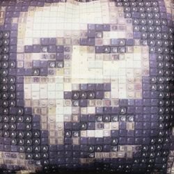 Brand New 18 x 18inch linen Jimi Hendrix Illusion Keyboard Keys Pillow Sham