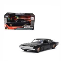 DOM’S 1968 DODGE CHARGER WIDEBODY F9 MATTE BLACK 1/32 SCALE DIECAST MODEL TOY