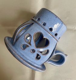 Vintage Pam & Mac Hand-Thrown Pottery Tea Light Holder