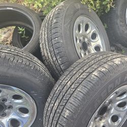 Chevy Rims A D Tires 6 Lug