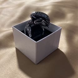 Custom Xenomorph Alien Romulus Ring Silver  