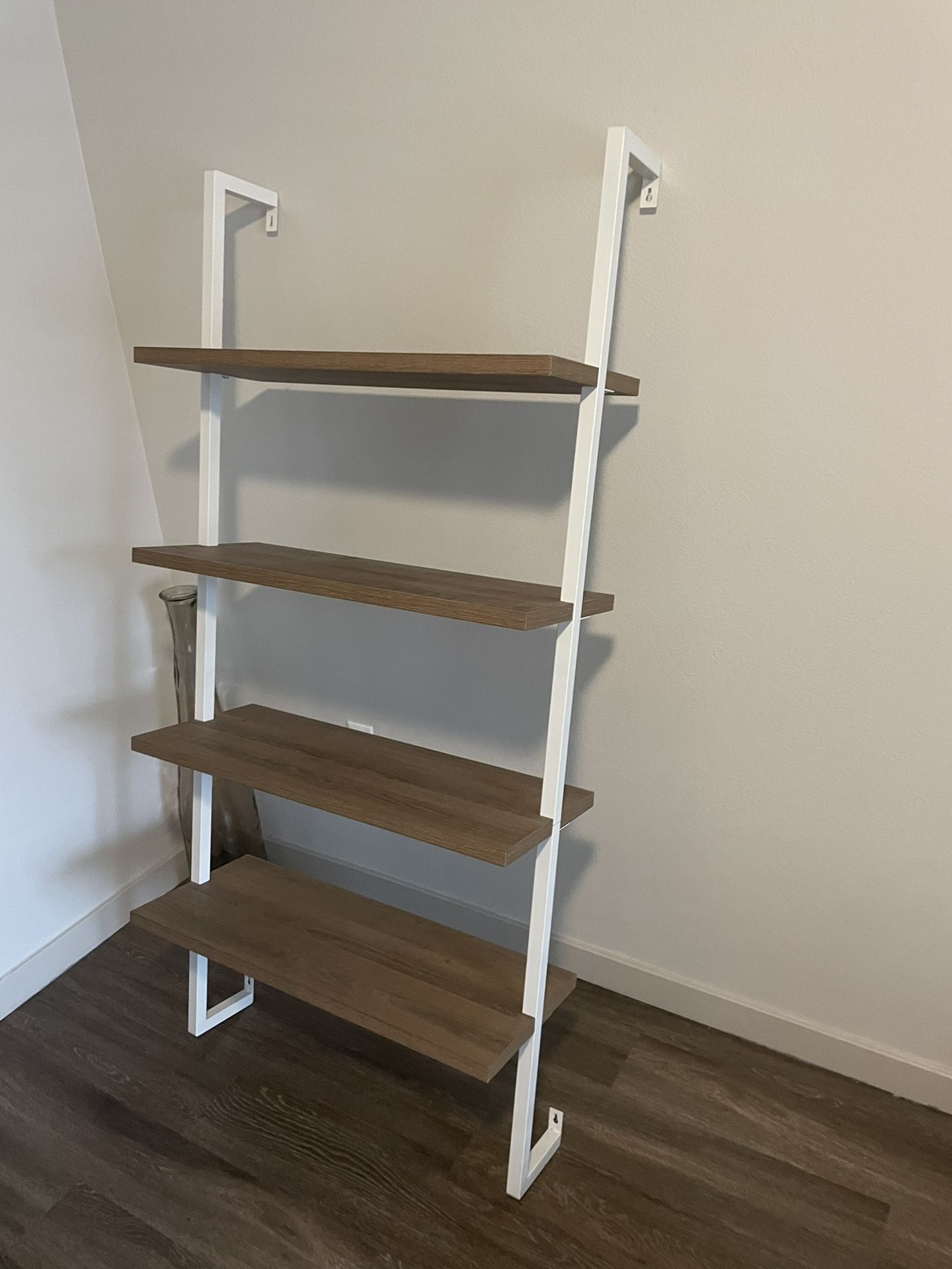 4 Shelf Floating Wall Mount Bookcase