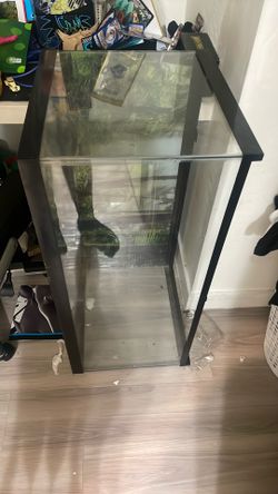 Reptile cage was my old snake cage no lid
