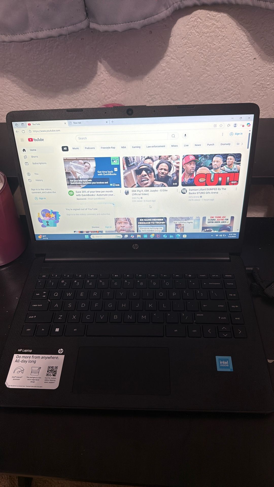 Hp 16gb Ram 288gb Storage