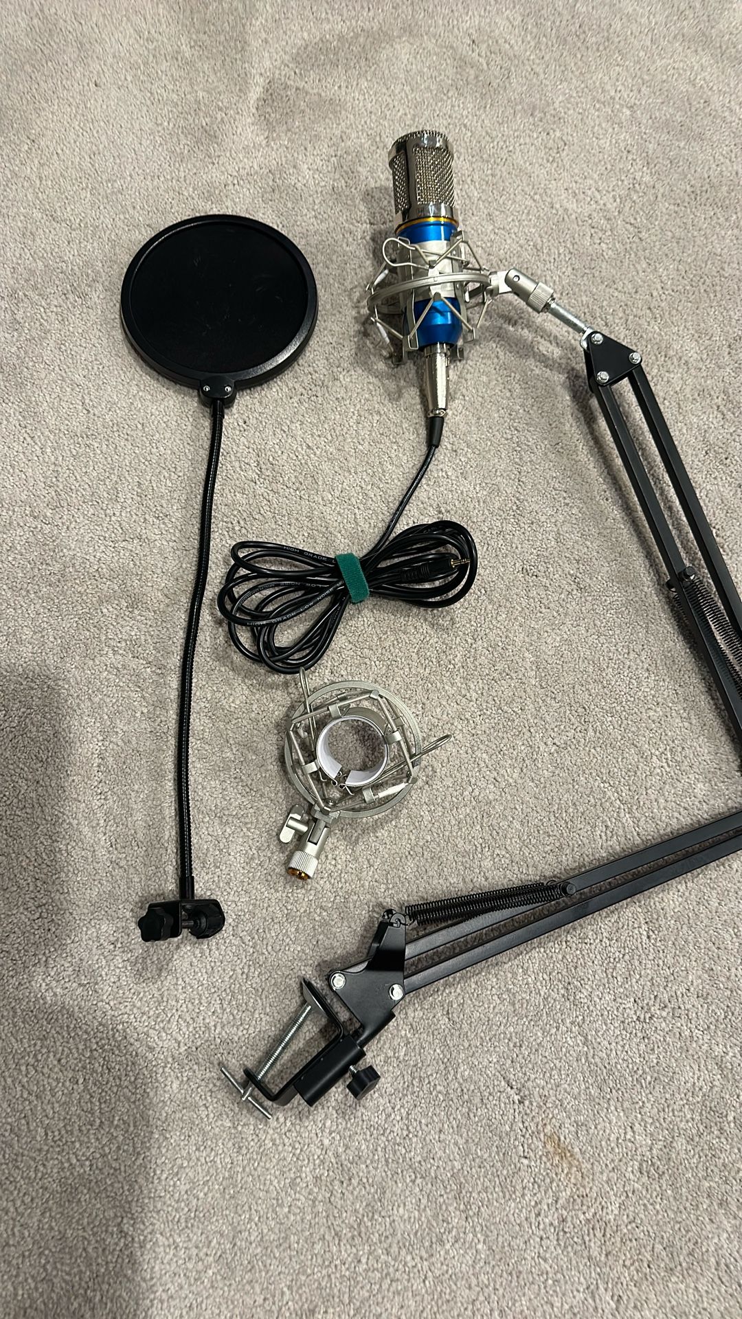 PC Microphone Set With Windscreen