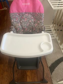 COSCO  pink high chair