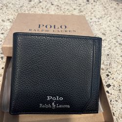 Polo Ralph Lauren Black Leather Wallet